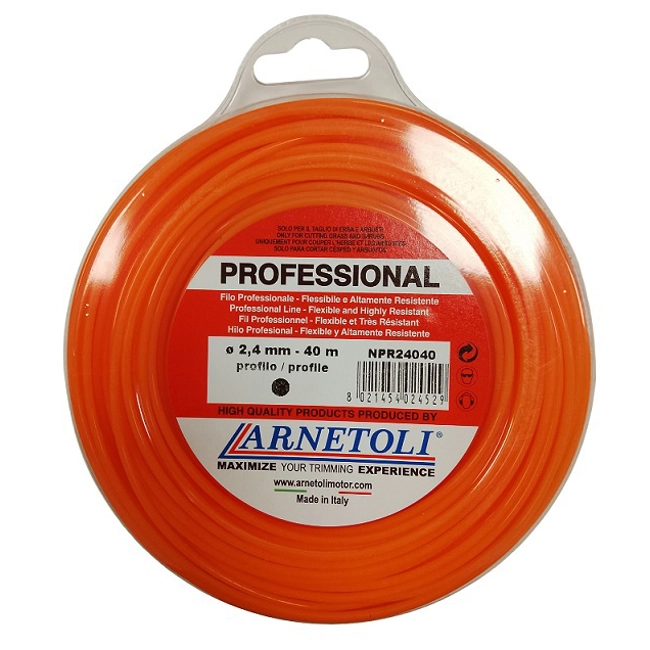 Vendita online Filo tondo per decespugliatore Ø 2.4 mm. x 40 metri 